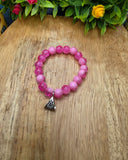 Pink Kids necklace with bracelet set