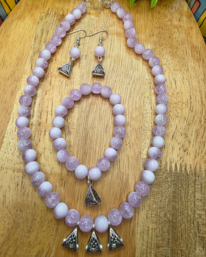 Chic Grey Kids Jewelry Set