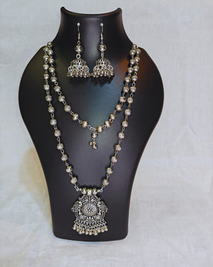 Oxidised necklace