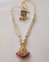 Kundan and beads necklace