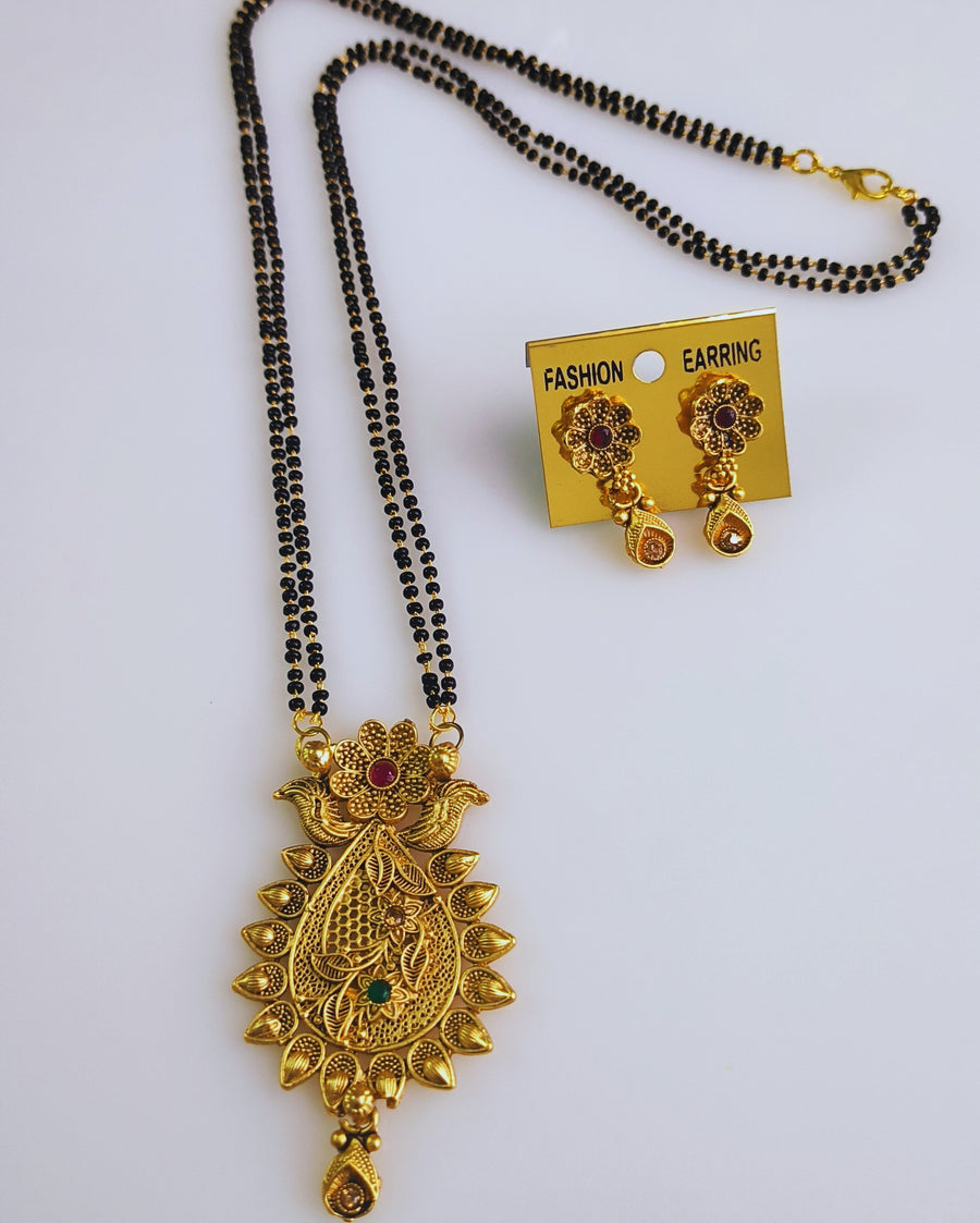 Rajwadi mangalsutra