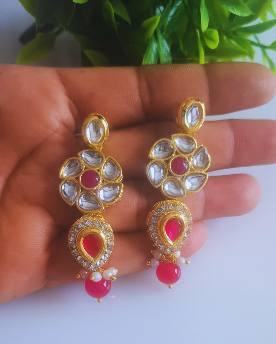 Kundan earrings